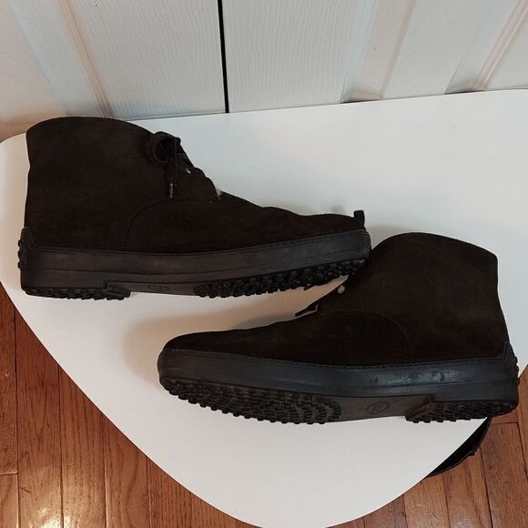 Tod's Shearling Lined Nubuck Chukka Boots 9.5 - Picture 9 of 13